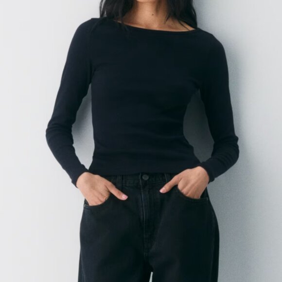 Aritzia Boatneck Long Sleeve - Picture 1 of 4